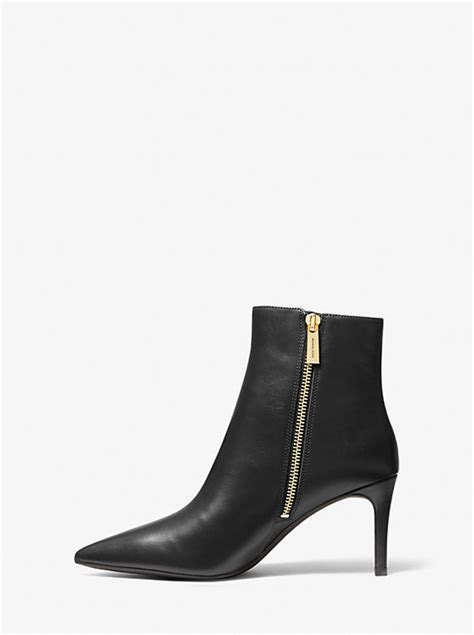 michael kors alina|Alina Flex Leather Ankle Boot .